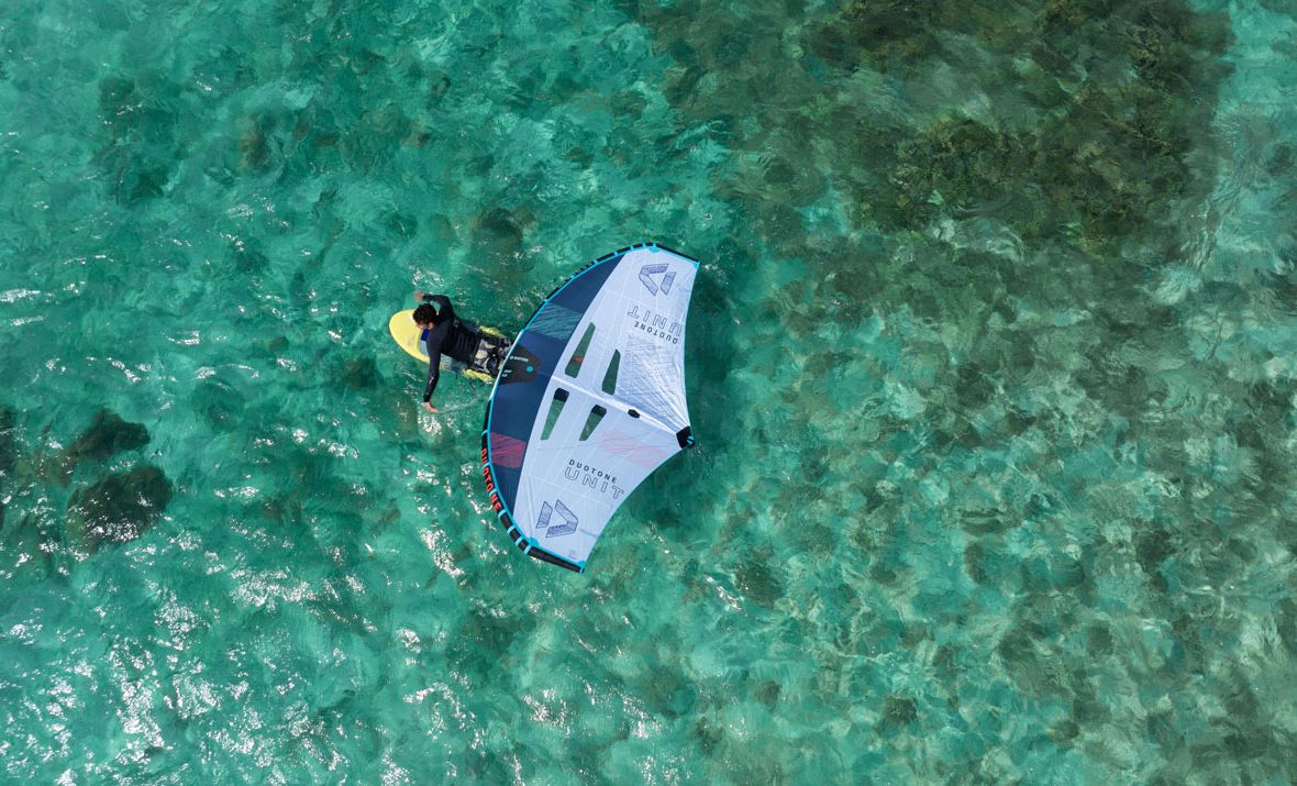 Kitebrett am Strand in El-Gouna in Ägypten