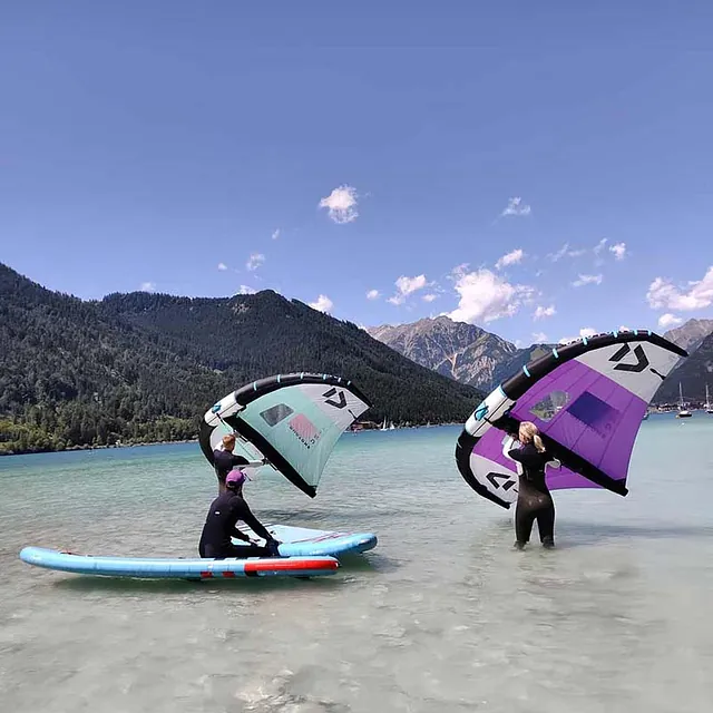 Wingfoil-Kurs im Atoll am Achensee in Tirol